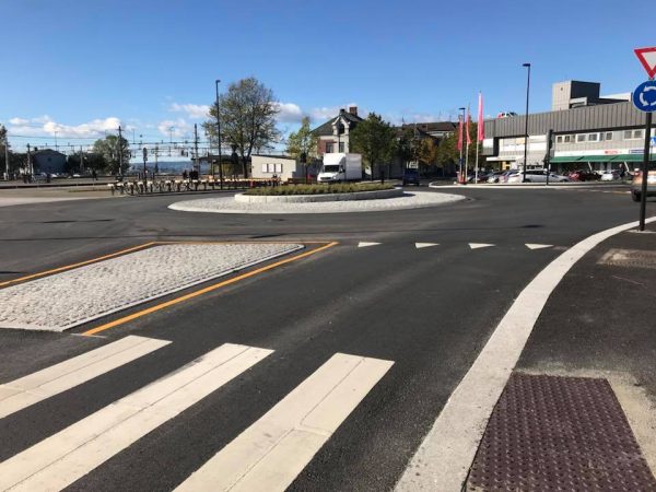 Kryssombygging ved Hamar skysstasjon
